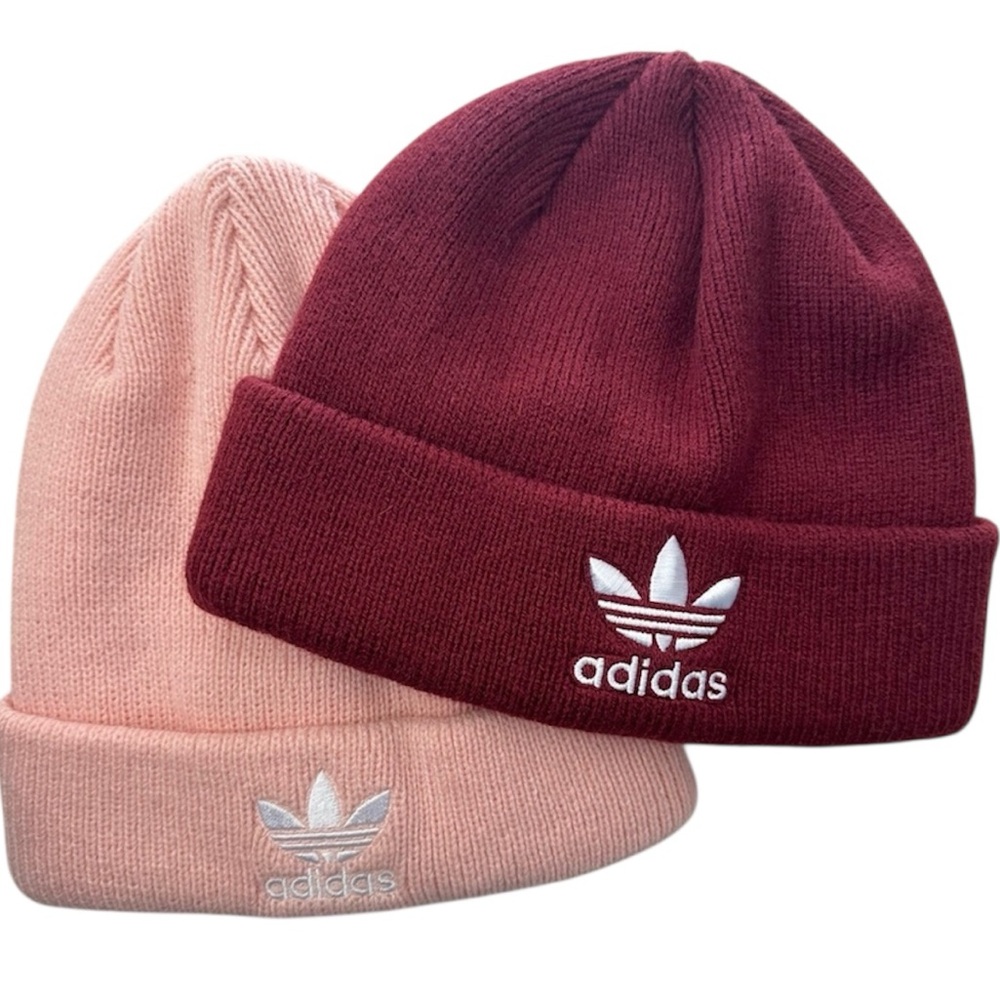 Adidas Originals Unisex Trefoil Beanie Hat Cap With Embroidered Logo